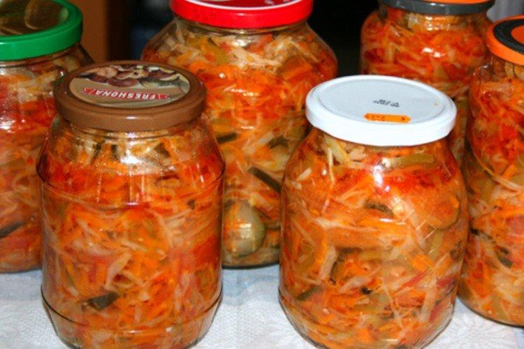 Preparación de verduras para el invierno