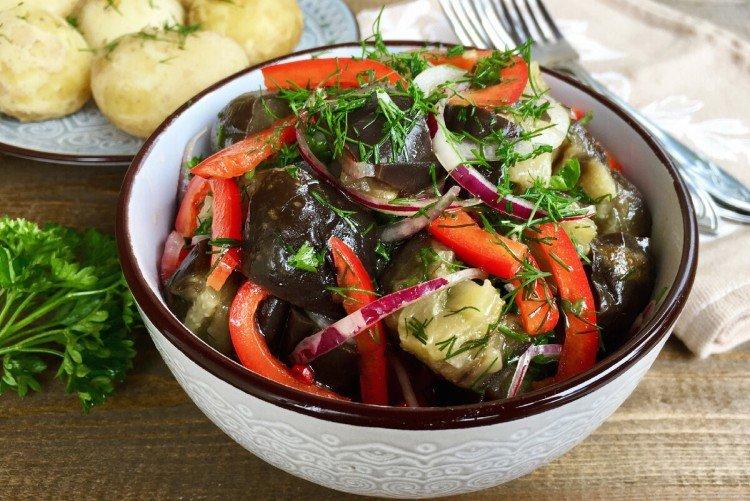 Korean-Style Eggplant with Tomatoes