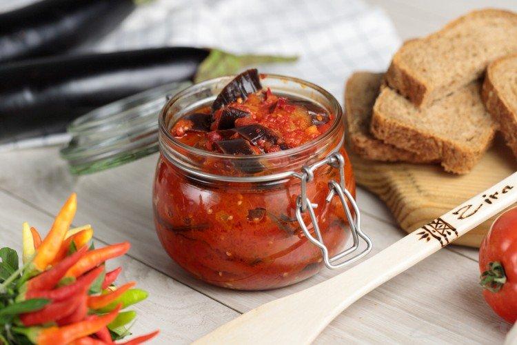 Marinated Eggplant with Tomatoes