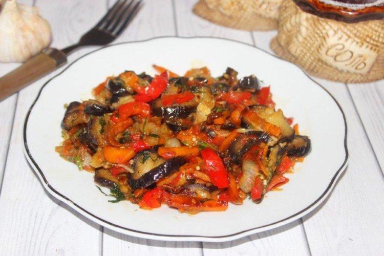 Gemüsesauté mit Rotwein