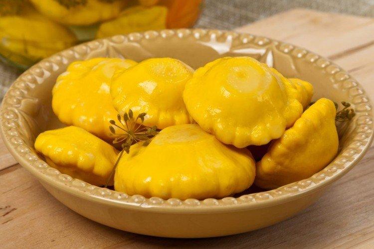 Pattypan Squash with Mustard for Winter