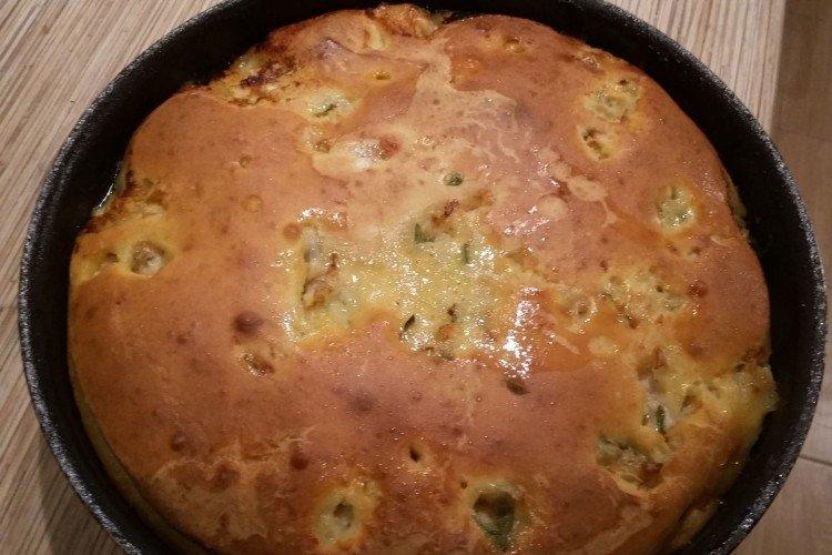 Tarta líquida en sartén