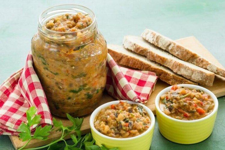 Caviar de berenjenas y calabacines