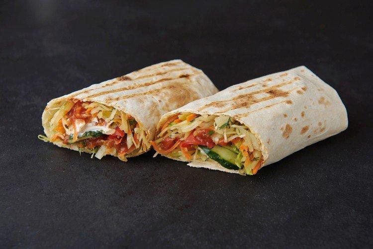Vegetarian Shawarma for a Picnic