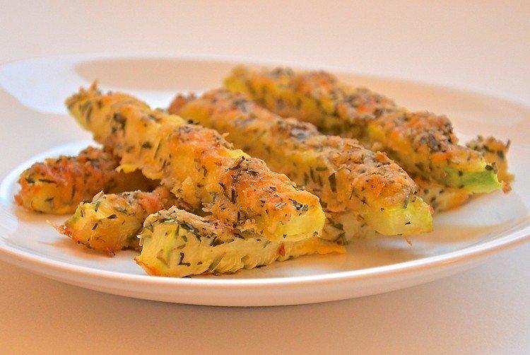 Zucchini in Cheese Breading
