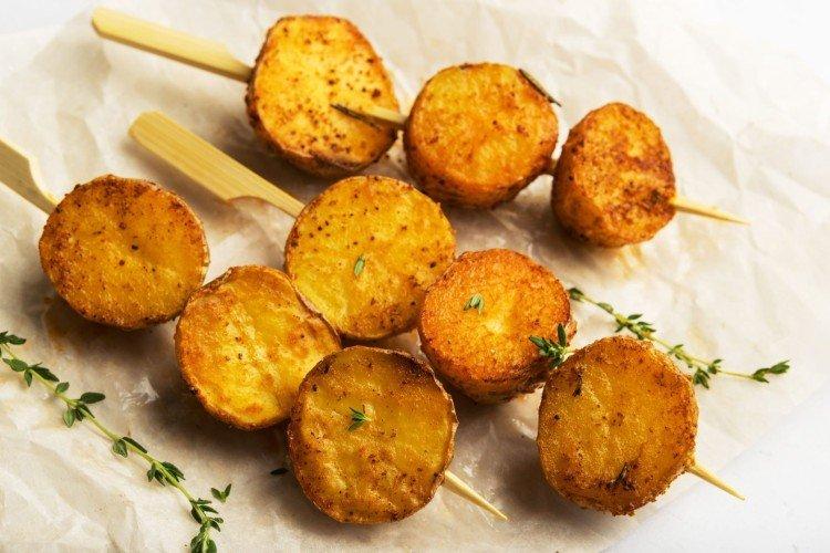 Potato Skewers