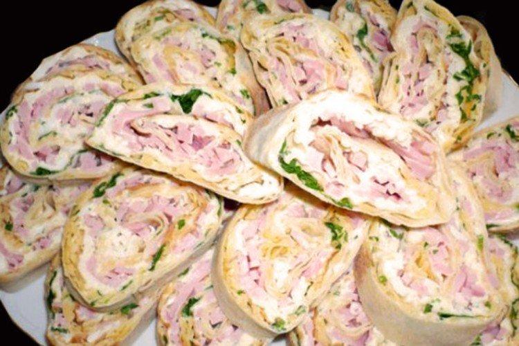 Lavash Roll with Ham