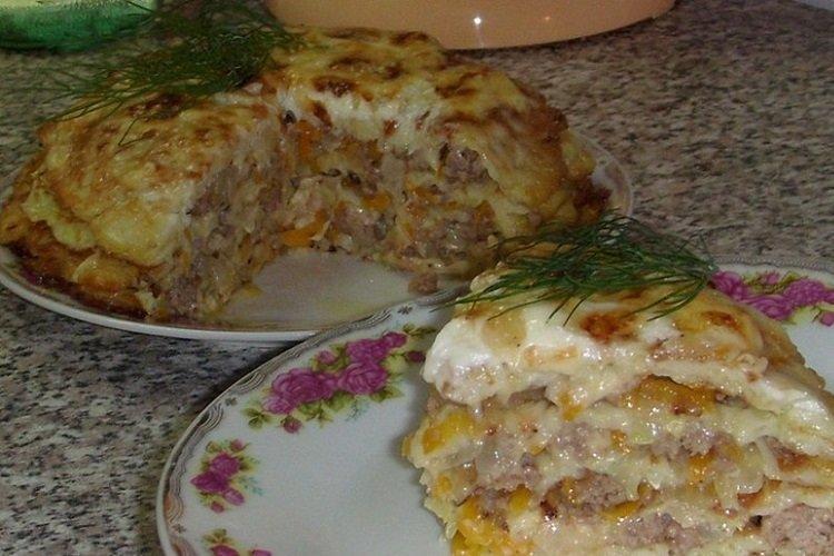 Zucchini Cake with Ground Chicken