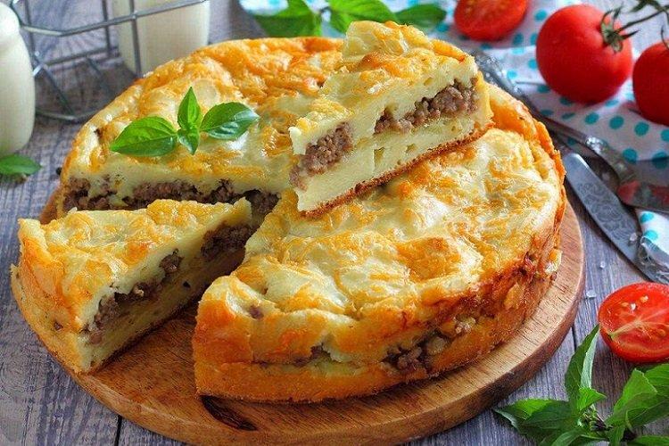 Pastel de masa líquida con kéfir y bicarbonato de sodio