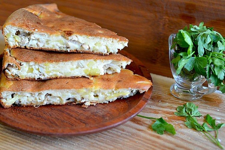 Pastel de masa líquida con kéfir y crema agria