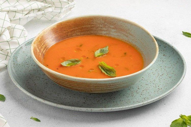 Gazpacho mit Kabeljauleber