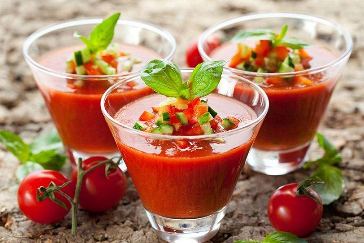 Scharfes Gazpacho