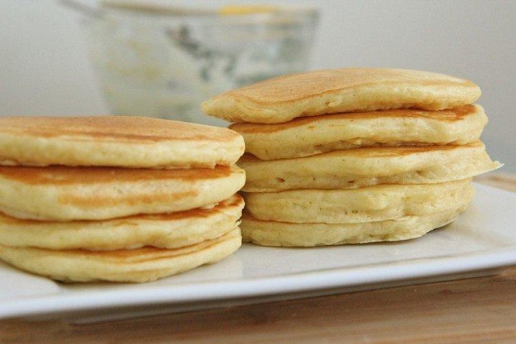 Deliciosos panqueques con crema