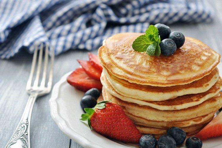 Panqueques con crema agria