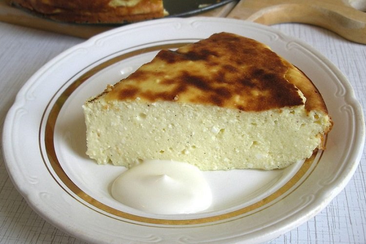 Receta clásica de cazuela de requesón