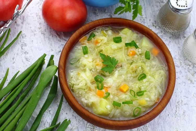Reissuppe mit Kohl