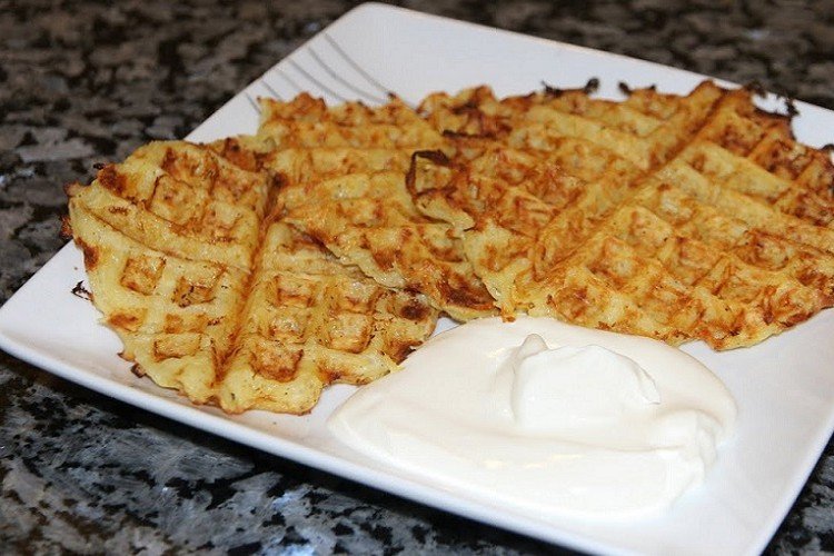 Potato Pancakes in a Waffle Maker