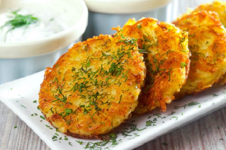 Potato Pancakes with Semolina