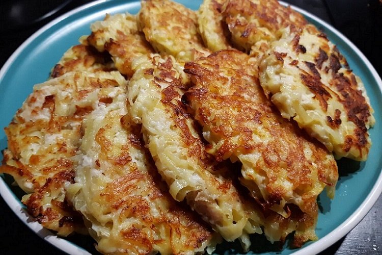 Potato Pancakes with Chicken