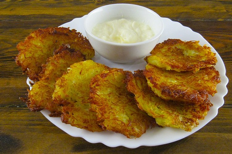 Eggless Potato Pancakes