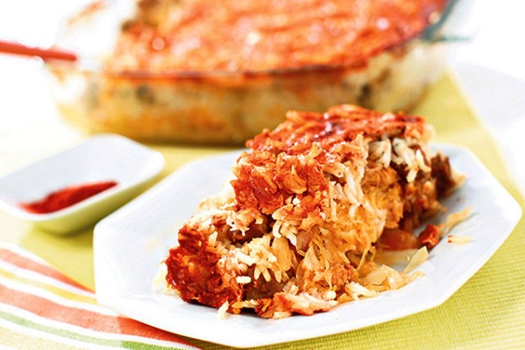 Moussaka with Rice and Tomatoes