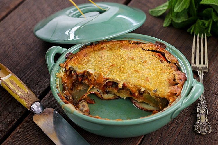 Moussaka with Mushrooms
