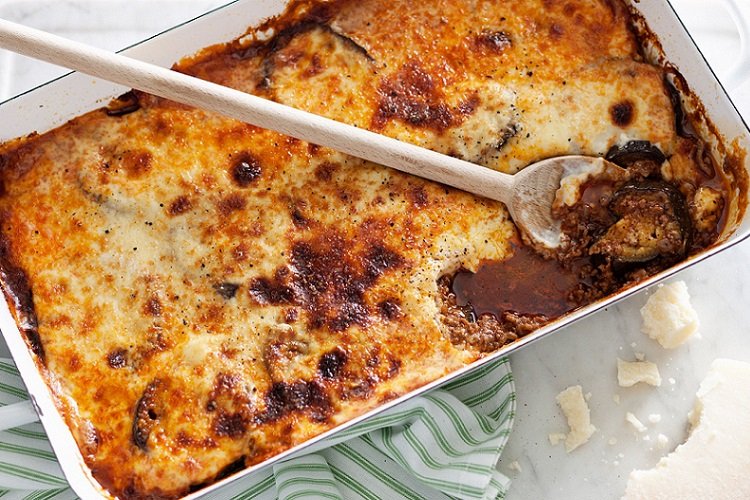 Moussaka with Béchamel Sauce