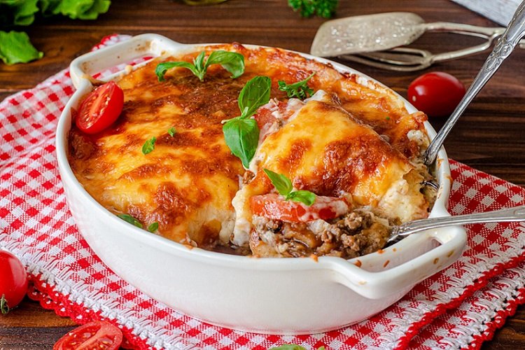 Moussaka with Mozzarella