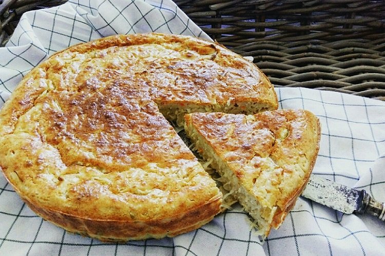 Charlotte rellena con repollo