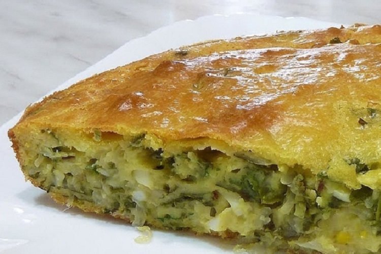 Pastel relleno con relleno picante