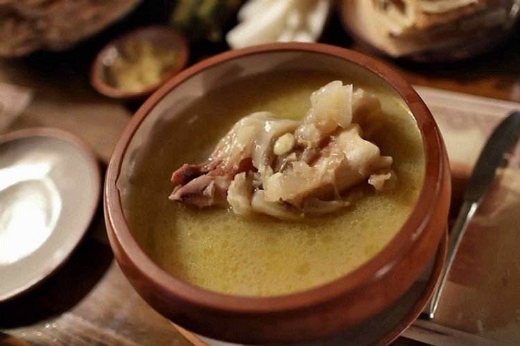 Khash con grasa de riñón de res