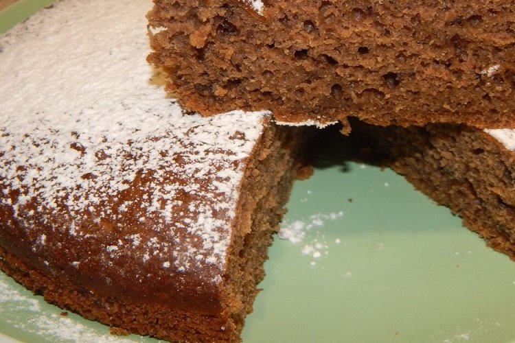 Pastel de mermelada en sartén