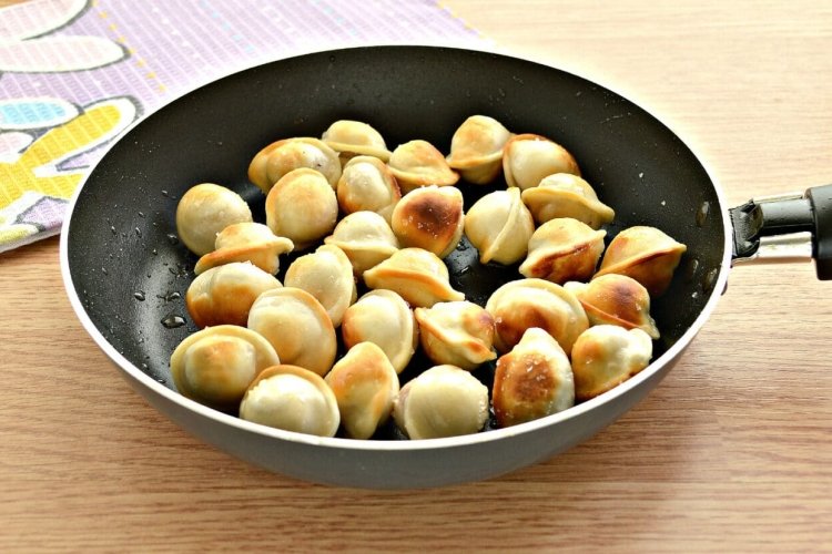 Pelmeni Fried Without Water