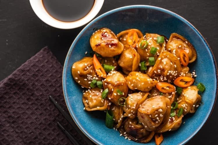 Korean-Style Fried Pelmeni