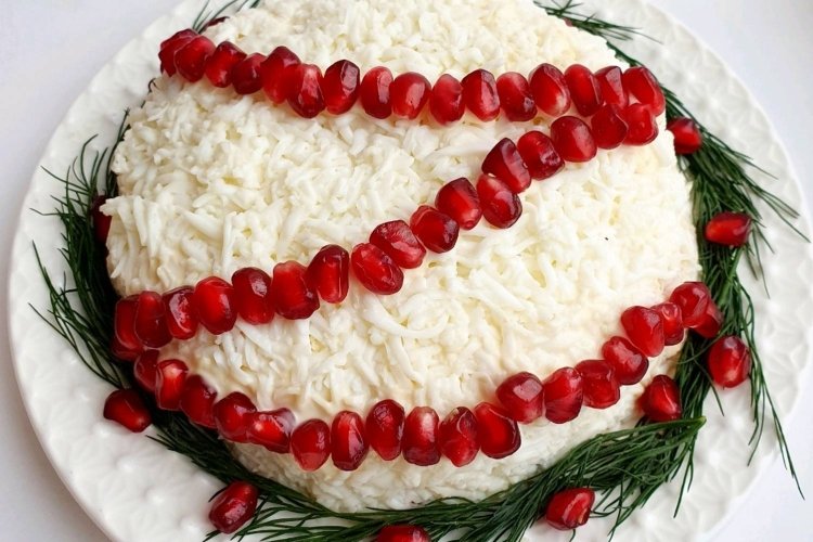 Schichtsalat „Granatperlen“