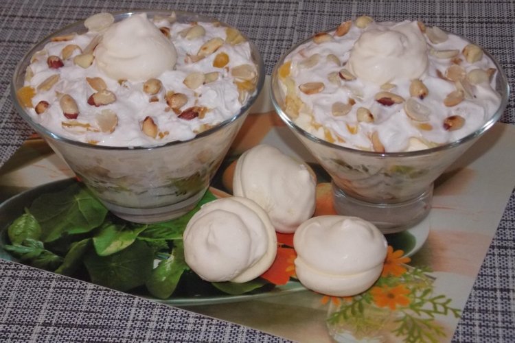 Marshmallow-Frucht-Dessert