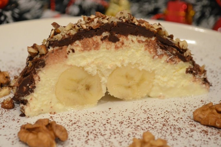 Quark-Bananen-Dessert