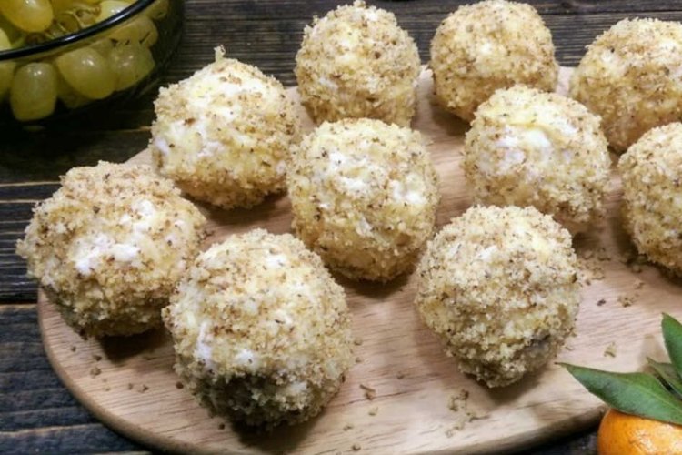 Käsebällchen mit Huhn