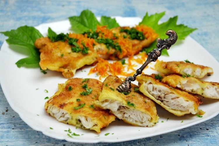 Cheese Batter with Sour Cream and Baking Powder