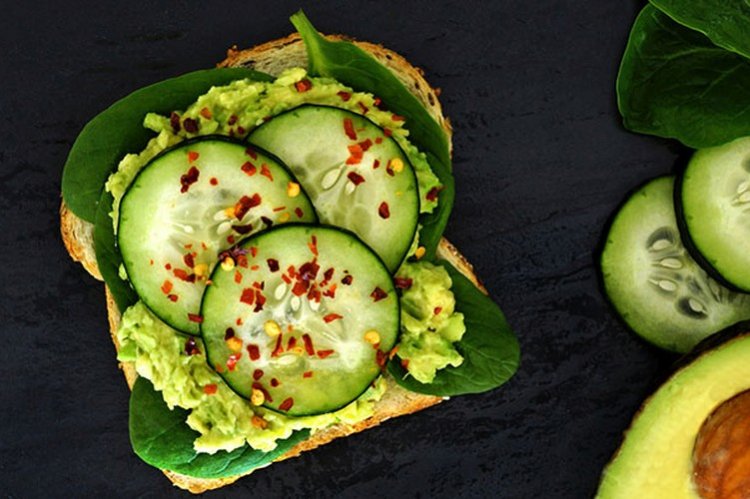 Avocado and Cucumber Toasts