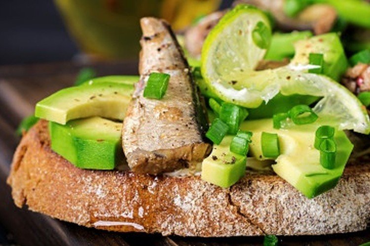Sprat and Avocado Toasts