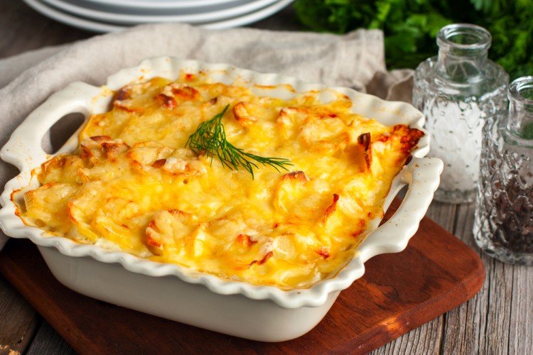 Gratinado de patatas a la francesa