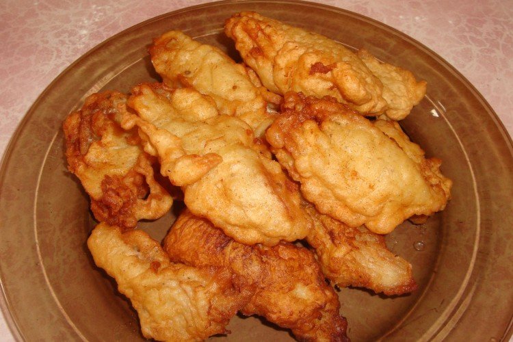 Abadejo en rebozado de tomate