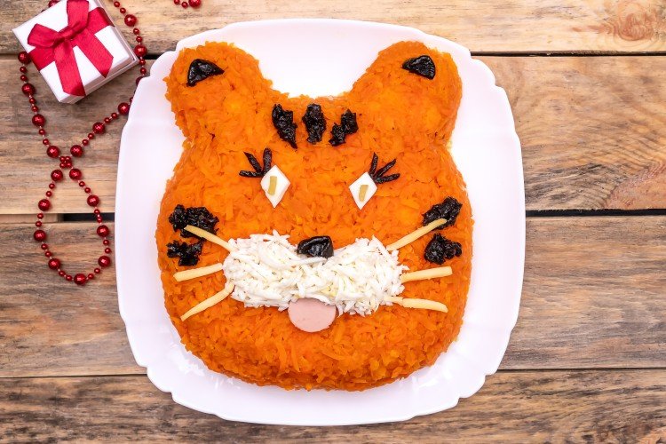 Ensalada de Año Nuevo «Cachorro de Tigre»