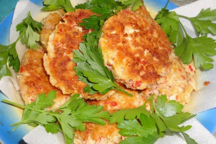 Spicy Crab Stick Cutlets