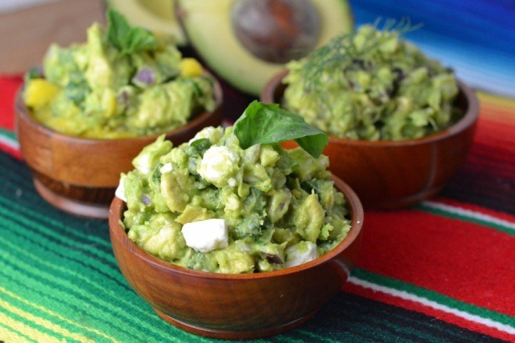 Guacamole mit Blauschimmelkäse