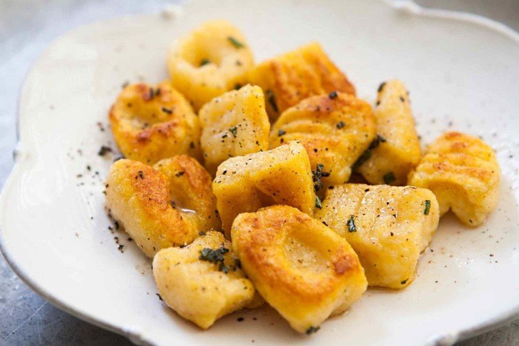 Eggplant and Buckwheat Flour Gnocchi