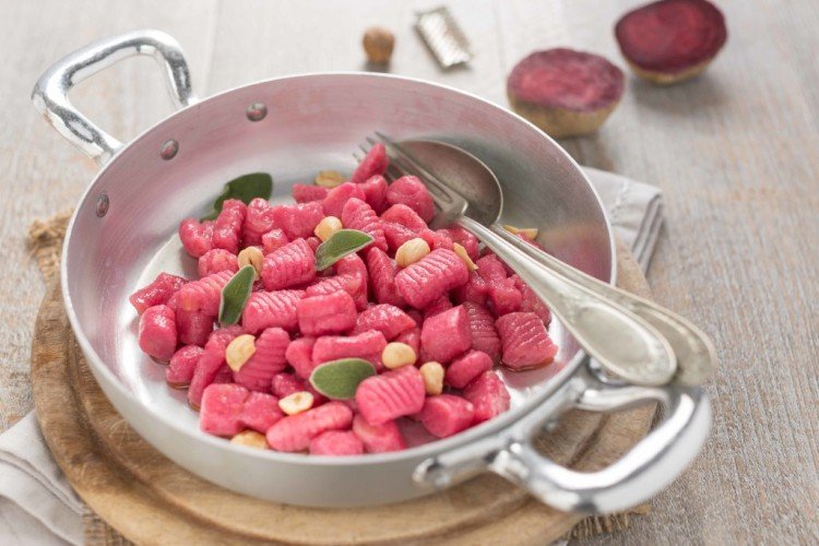 Potato and Beetroot Gnocchi