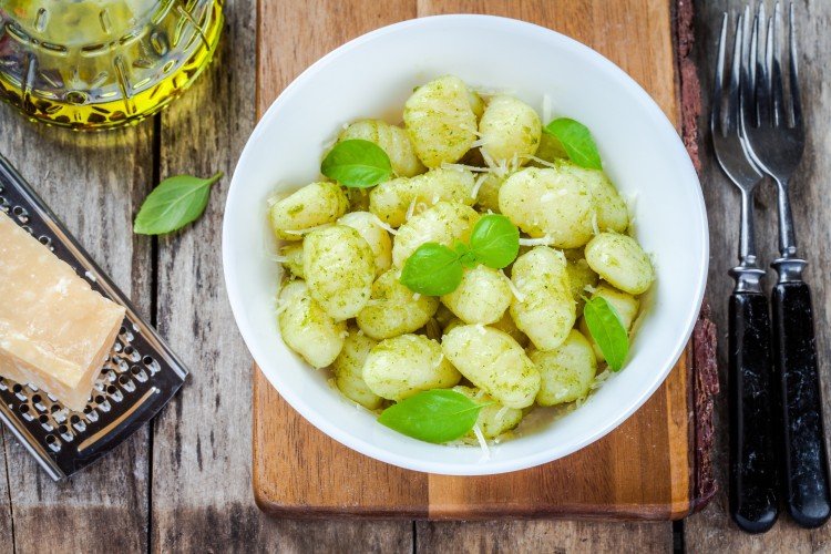 Potato Gnocchi with Basil
