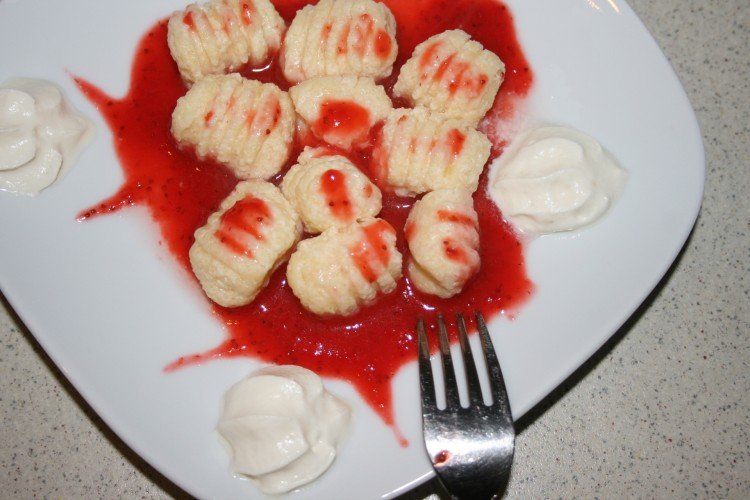 Cottage Cheese and Hard Cheese Gnocchi